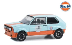 1/64 Greenlight 1974 Volkswagen Golf GTI Widebody #78 Gulf Oil Special Edition Diecast Car Model