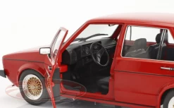 1/18 Solido 1983 Volkswagen VW Golf I Custom II (Red) Diecast Car Model -Toy vehicles QQ20230119230452 34622.1674198338