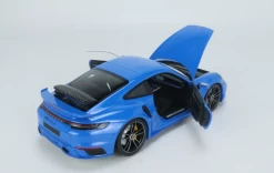 1/18 Minichamps Porsche 911 992 Turbo S (Shark Blue) 911 Turbo SportDesign Diecast Car Model Limited 300 Pieces -Toy vehicles QQ20230124090950 03394.1674580249