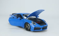 1/18 Minichamps Porsche 911 992 Turbo S (Shark Blue) 911 Turbo SportDesign Diecast Car Model Limited 300 Pieces -Toy vehicles QQ20230124090958 42466.1674580259