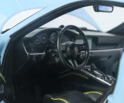 1/18 Minichamps Porsche 911 992 Turbo S (Sea Bay Blue) 911 Turbo SportDesign Diecast Car Model Limited 300 Pieces -Toy vehicles QQ20230124091348 15994.1674580472