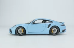 1/18 Minichamps Porsche 911 992 Turbo S (Sea Bay Blue) 911 Turbo SportDesign Diecast Car Model Limited 300 Pieces -Toy vehicles QQ20230124091400 07363.1674580481