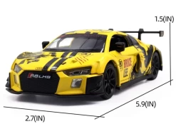 1/32 RMZ Audi R8 LMS Bruce Lee Special Edition Diecast Model Car -Toy vehicles QQ20230131175017 16678.1675216319