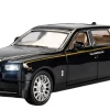 1/24 Rolls-Royce Phantom VIII (Black) Diecast Car Model With Lights -Toy vehicles QQ20230131175516 46809.1675216719