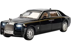1/24 Rolls-Royce Phantom VIII (Black) Diecast Car Model With Lights