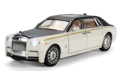 1/24 Rolls-Royce Phantom VIII (White) Diecast Car Model With Lights