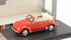 1/43 Premium X 1973 Volkswagen VW Beetle Käfer Cabriolet (Red) Car Model