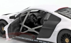 1/24 Rastar 2014 Audi R8 LMS (White) Diecast Car Model -Toy vehicles QQ20230221172857 58097.1677029385