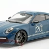 1/18 Minichamps 2021 Porsche 911 Turbo S With SportDesign Package #20 Blue Metallic With Silver Stripes Limited Edition To 504 Pieces -Toy vehicles QQ20230307214149 71561.1678254156