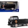 1/18 Solido 1950 Volkswagen VW T1 Pick-Up Harley-Davidson (Black) Diecast Car Model -Toy vehicles QQ20230309162312 78084.1678407813