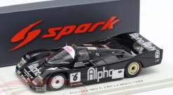 1/43 Spark 1989 Porsche 962C #6 24h LeMans Brun Motorsport Maurizio Sandro Sala, Roland Ratzenberger, Walter Lechner Car Model
