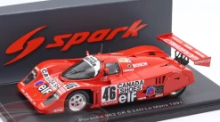 1/43 Spark 1991 Porsche 962CK 6 #46 24h LeMans Porsche Kremer Racing Tomas Lopez, Tiff Needell, Gregor Foitek Car Model