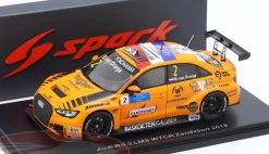 1/43 Spark 2018 Audi RS3 LMS #2 WTCR Zandvoort Bas Koeten Racing Prinz Bernhard Van Oranje Car Model