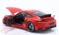 1/18 Minichamps 2021 Porsche 911 (992) Turbo S Coupe Sport Design (Guards Red) Diecast Car Model -Toy vehicles QQ20230502083651 06489.1683041901