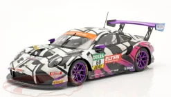 1/18 Minichamps 2019 Porsche 911 GT3 R #69 ADAC GT Masters Iron Force By Ring Police Jan-Erik Slooten, Lucas Luhr Car Model