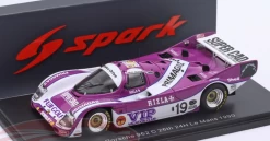 1/43 Spark 1990 Porsche 962C #19 24h LeMans Team Davey Katsunori Iketani, Patrick Trucco, Pierre De Thoisy Car Model
