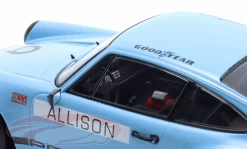 1/18 Werk83 1974 Porsche 911 Carrera 3.0 RSR #9 IROC Riverside Porsche Motorsport Bobby Allison Car Model -Toy vehicles QQ20230609194537 37700.1686365187