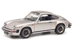 1/12 Schuco 1983-1989 Porsche 911 930 Carrera Coupe 3.2l (Silver Metallic) Diecast Car Model