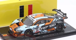 1/43 Spark 2022 Audi R8 LMS GT3 #30 Winner Silver Cup Class 24h Spa Team WRT Mit ROFGO Racing Benjamin Goethe, Thomas Neubauer, Jean-Baptiste Simmenauer Car Model
