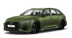 1/43 Minichamps Audi RS6 RS 6 Avant C8 (Matte Green) Car Model