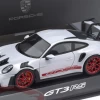 1/43 Dealer Edition Porsche 911 (992) GT3 RS (Ice Grey Metallic & Pyro Red) Car Model -Toy vehicles QQ20230721073906 50269.1689950452