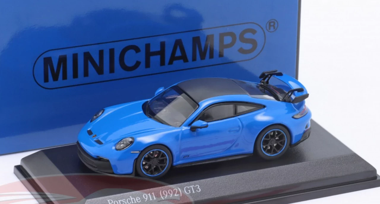 1/64 Minichamps 2021 Porsche 911 (992) GT3 (Shark Blue) Car Model 3 1/64 Minichamps 2021 Porsche 911 (992) GT3 (Shark Blue) Car Model
