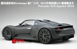 1/18 Minichamps Porsche 918 Convertible (Matte Black) Diecast Car Model -Toy vehicles T2gWKbXXJdXXXXXXXX 15876449 zpsa382723a 01561.1397363834