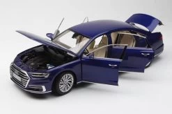 1/18 Norev 2017 Audi A8 A8L (Blue) Diecast Car Model -Toy vehicles TB2RO6goJcnBKNjSZR0XXcFqFXa 15876449 89415.1537617955