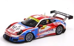 1/43 Spark Porsche 911 GT3 R GruppeM Racing Macau GT World Cup 2016 Diecast Car Model