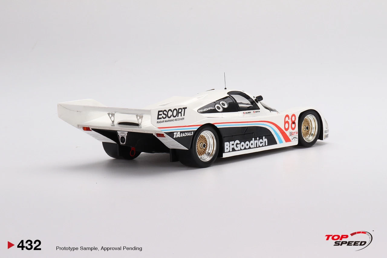 1/18 Top Speed Porsche 962 #68 BFGoodrich 1986 IMSA Road America 500 Miles Resin Car Model 4 1/18 Top Speed Porsche 962 #68 BFGoodrich 1986 IMSA Road America 500 Miles Resin Car Model - Image 2