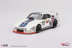 1/18 Top Speed 1977 Porsche 935/77 #41 Martini Racing Le Mans 24 Hrs. Car Model
