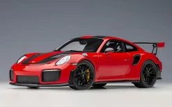 1/18 AUTOart Porsche 911 (991.2) GT2 RS Weissach Package (Guards Red) Car Model