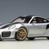 1/18 AUTOart Porsche 911 (991.2) GT2 RS Weissach Package (GT Silver) Car Model -Toy vehicles aa78174 70304.1656429654