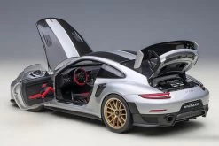 1/18 AUTOart Porsche 911 (991.2) GT2 RS Weissach Package (GT Silver) Car Model -Toy vehicles aa78174k 83737.1656429654