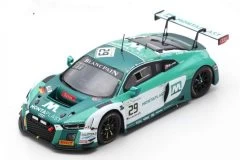SPARK 1/43 Audi R8 LMS No.29 24H SPA 2018 - 3rd Place Montaplast By Land-MotorsportK. Van Der Linde - S. Van Der Linde - J. Schmidt Limited 300
