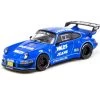 Tarmac Works 1:64 Hobby64 - Porsche RWB 930 Wally's Jeans - Blue Diecast Car Model -Toy vehicles b1 54773.1602204586