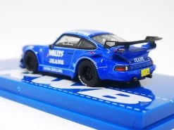 Tarmac Works 1:64 Hobby64 - Porsche RWB 930 Wally's Jeans - Blue Diecast Car Model -Toy vehicles b6 64594.1602204568