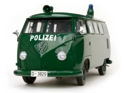 1/12 Sunstar 1956 Volkswagen VW T1 Police Van (Green) Diecast Car Model -Toy vehicles image4 375 74764.1617565066