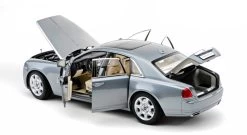 1/18 Kyosho Rolls-Royce Ghost (Jubilee Silver Blue) Diecast Car Model -Toy vehicles ky08801so 1 33068.1561427289