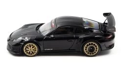 1/43 Minichamps Porsche 911 (991 II) GT3 RS MR Manthey Racing (Black With Golden Rims) Car Model -Toy vehicles manthey racing porsche 911 gt3 rs mr 1 43 black collector edition 2 54693.1648499075