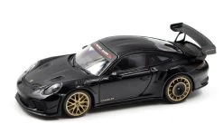 1/43 Minichamps Porsche 911 (991 II) GT3 RS MR Manthey Racing (Black With Golden Rims) Car Model