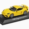 1/43 Dealer Edition Porsche 718 (982) Cayman GT4 (Yellow) Car Model -Toy vehicles porsche 1 43 Model Car 718 Cayman GT4 982 28476.1648501227