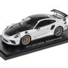 1/18 Dealer Edition Porsche 911 991-2 GT3 RS White Weissach Package Resin Car Model
