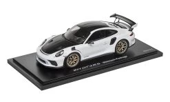 1/18 Dealer Edition Porsche 911 991-2 GT3 RS White Weissach Package Resin Car Model