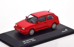 1/43 Solido Volkswagen VW Golf Rally G60 Syncro (Tornado Red) Diecast Car Model