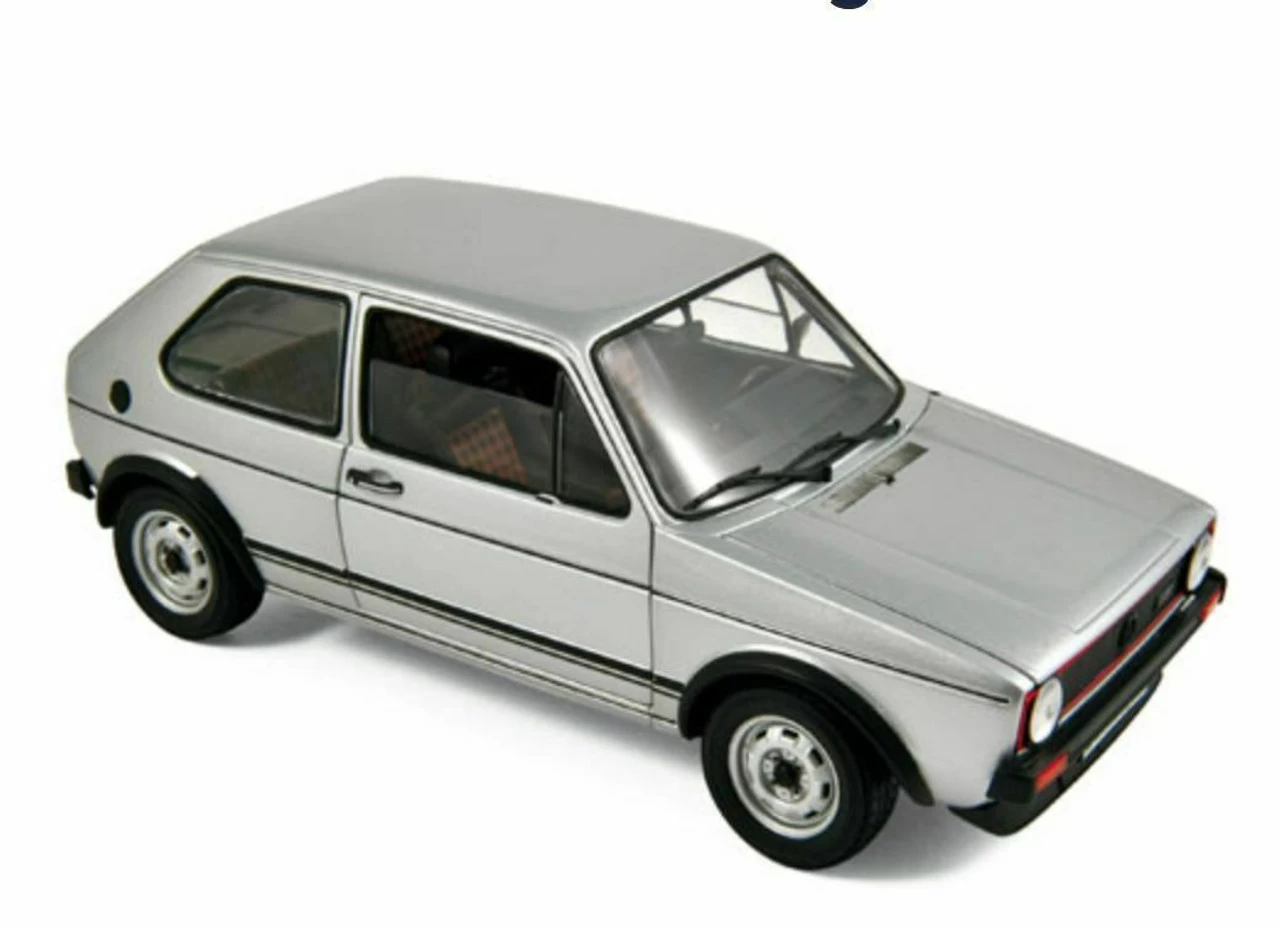 1/18 Norev 1976 Volkswagen VW Golf I GTI (Silver) Diecast Car Model 4 1/18 Norev 1976 Volkswagen VW Golf I GTI (Silver) Diecast Car Model - Image 2