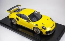 1/18 Spark Porsche 911 GT2 RS GT2RS Weissach Package (Yellow) Resin Car Model -Toy vehicles s l1600 4 22620.1582011524