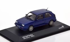 1/43 Solido Volkswagen VW Golf Rally G60 Syncro (Blue Metallic) Diecast Car Model