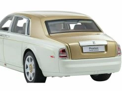 1/18 Kyosho Rolls-Royce Phantom Extended Wheelbase (EWB) (English White W/ Gold Hood) Diecast Car Model -Toy vehicles s l1600 6 50955.1606845190
