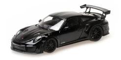 1/43 Minichamps 2018 Porsche 911 (991.2) GT2 RS Weissach Package (Black With Black Rims) Car Model